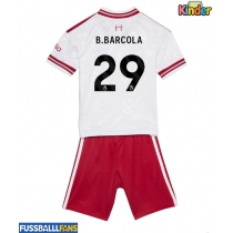Liverpool Bradley Barcola #29 Auswärts Trikotsatz Kinder 2026-27 Kurzarm (+ Kurze Hosen)